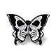 Butterfly Skull Enamel Pin JEWB-K053-22EB-1