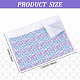 Fingerinspire tela de escamas de sirena tela de algodón de 39x57 pulgada tela de poliéster azul púrpura claro sirena impresa tela de patrón de escala de pescado tela para camiseta DIY-WH0292-79A-2