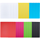28 pieza de láminas de plástico de 7 colores&nbsp;DIY-CP0013-26-1