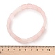 Bracelets extensibles en quartz rose naturel&nbsp;BJEW-F406-B04-6
