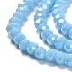 Chapelets de perles en verre opaques EGLA-A035-P4mm-A08-3