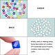 Square Faceted Glass Cabochons DIY-PH0028-04-3