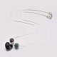 Glass Pendant Necklaces NJEW-JN02142-03-1