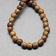 Undyed & Natural Wenge Wood Beads WOOD-Q003-13-2