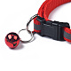 Collar reflectante de poliéster ajustable para perros / gatos MP-K001-A05-2