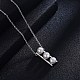 925 Sterling Silver Necklaces NJEW-BB30278-5