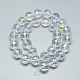 Chapelets de perles en verre électroplaqué EGLA-S137-A-08-2