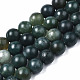 Chapelets de perles en agate mousse naturelle G-T106-019-1