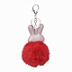 Pom Pom Ball Bunny Keychain KEYC-P046-A01-2