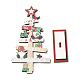 クリスマステーマの木製ディスプレイ装飾  ホームオフィス用 卓上  クリスマスツリー  gnome  112x39.5x215mm DJEW-G041-01A-4