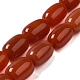 Natural Carnelian Column Beads Strands G-P063-67-2