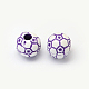 Perles acryliques de style artisanal de ballon de football / soccer SACR-R886-06-2