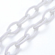 Colliers de chaîne de câble en plastique ABS personnalisés NJEW-JN03254-07-3