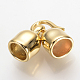 Brass Hook Clasps KK-Q735-215G-2
