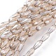 Chapelets de perles en verre électroplaqué EGLA-L015-A-2