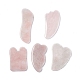 Planches gua sha en quartz rose naturel G-C001-02-1