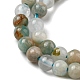 Brins de perles d'amazonite de fleurs naturelles G-C052-04-4