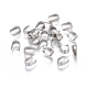201 Stainless Steel Snap on Bails STAS-K146-067-3x7mm-3