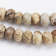 Natürliches Bild Jaspis Perlen Stränge G-P355-05-3