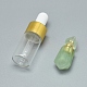Anhänger aus facettierter natürlicher australischer Jade zum Öffnen für Parfümflaschen G-E556-12C-1