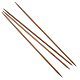 Agujas de tejer de bambú de doble punta (dpns) TOOL-R047-3.75mm-03-1