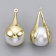 Colgantes de perlas de imitación de plástico abs PALLOY-N150-21-2