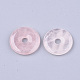 Colgantes naturales de cuarzo rosa X-G-S349-22A-01-2