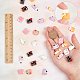 SUNNYCLUE 100Pcs 10 Styles School Cabochons Resin Slime Charms Back to School Supplies Pencil Eraser Blackboard Ruler 3D Cabochons for Embellishments Flat Back Scrapbooking Deco Hair Clips DIY Crafts CRES-SC0002-39-3