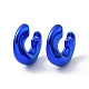 Boucles d'oreilles en acrylique EJEW-P251-35-2