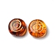 Perles acryliques transparentes imitation ambre MACR-D071-02G-3