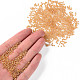 Goldenrod 12/0 Grade A Round Glass Seed Beads X-SEED-Q010-F531-4