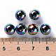 Perles acryliques opaques MACR-S370-D8mm-S002-4