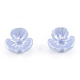 Tapas de abalorios de perlas de imitación de resina RESI-N036-01B-4