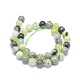 Chapelets de perles de jade naturel G-L552H-13D-3