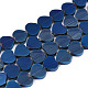 Стеклянные бусины с гальваническим покрытием  EGLA-N006-080-B02-1