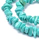 Brins de perles de magnésite naturelle TURQ-P001-02A-07-3