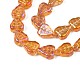 Electroplate Glass Beads Strands EGLA-S188-16-B02-3