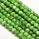 Faceted Millefiori Glass Round Beads Strands LK-P006-06-1