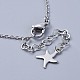 304 Stainless Steel Charm Anklets AJEW-AN00265-01-3
