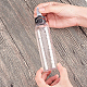 Benecreat 12 pz 110 ml scala bottiglie di plastica vuote con tappo a torsione nero bottiglie di erogazione graduate per liquido inchiostro TOOL-BC0008-23-6