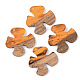 Colgantes de resina y madera de nogal RESI-S389-052B-A01-1
