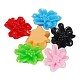 Mixed Opaque Resin Flower Cabochons X-CRES-B945-M-1
