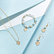 UNICRAFTALE 26pcs Alloy Alphabet Metal Charms Golden Heart with Alphabet Pendants Letter A~Z Charms 2mm Hole Pendant for DIY Necklace Bracelets Jewelry Making PALLOY-UN0001-13G-NR-3