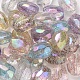 Placage uv perles acryliques irisées arc-en-ciel OACR-K003-011-2
