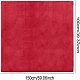 Benecreat red soft velvet fabric 150x100cm tela de tapicería de felpa suave para decoración del hogar DIY-WH0168-98B-2