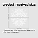 Selbstklebende PVC-Wandaufkleber mit Mandala-Yoga-Muster DIY-WH0377-220-2