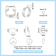 Kit per la creazione di anelli per polsini con charm fai da te unicraftale STAS-UN0051-42-3
