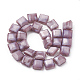 Opaque Solid Color Glass Beads Strands GLAA-N032-07H-2