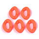 Opaque Spray Painted Acrylic Linking Rings OACR-R249-03C-3