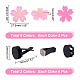 AHANDMAKER 12 Sets Car Air Conditioner Clip Self Adhesive Flower Air Vent Clip Air Conditioner Outlet Charms Cute Cherry Blossom Car Interior Decorations Car Accessories DIY-GA0005-23-2